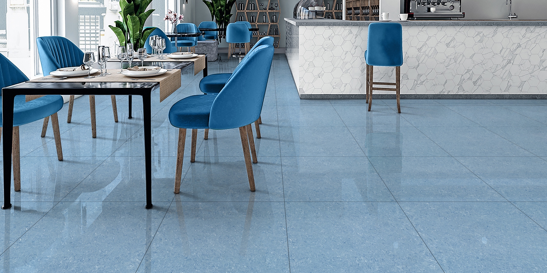 DOUBLE CHARGED VITRIFIED TILES